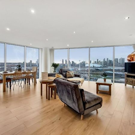 Deluxe Two Bed Apartment With River & City View London Exterior foto