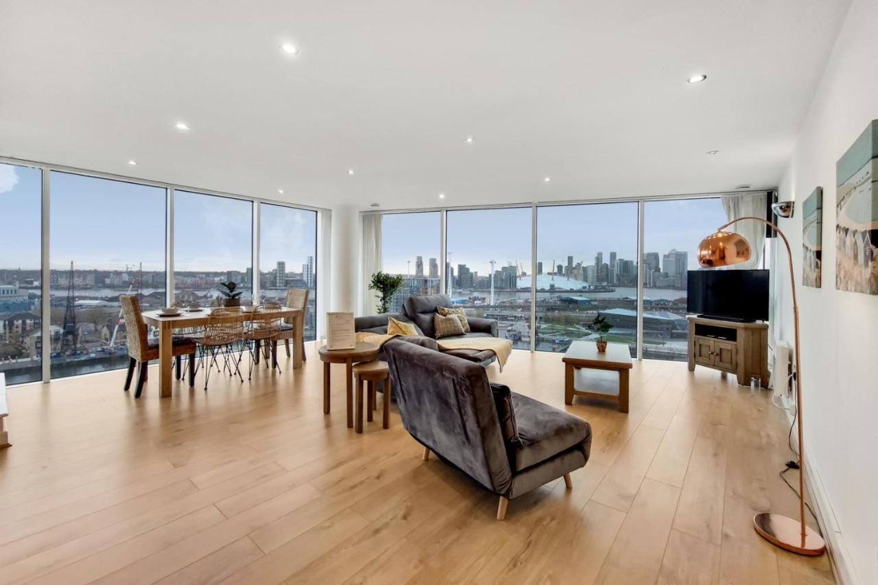 Deluxe Two Bed Apartment With River & City View London Exterior foto