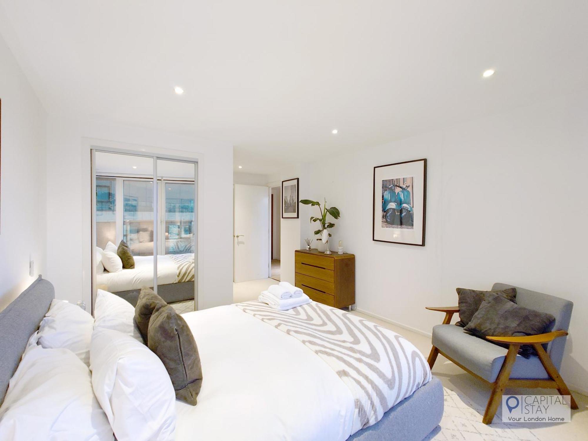 Deluxe Two Bed Apartment With River & City View London Exterior foto