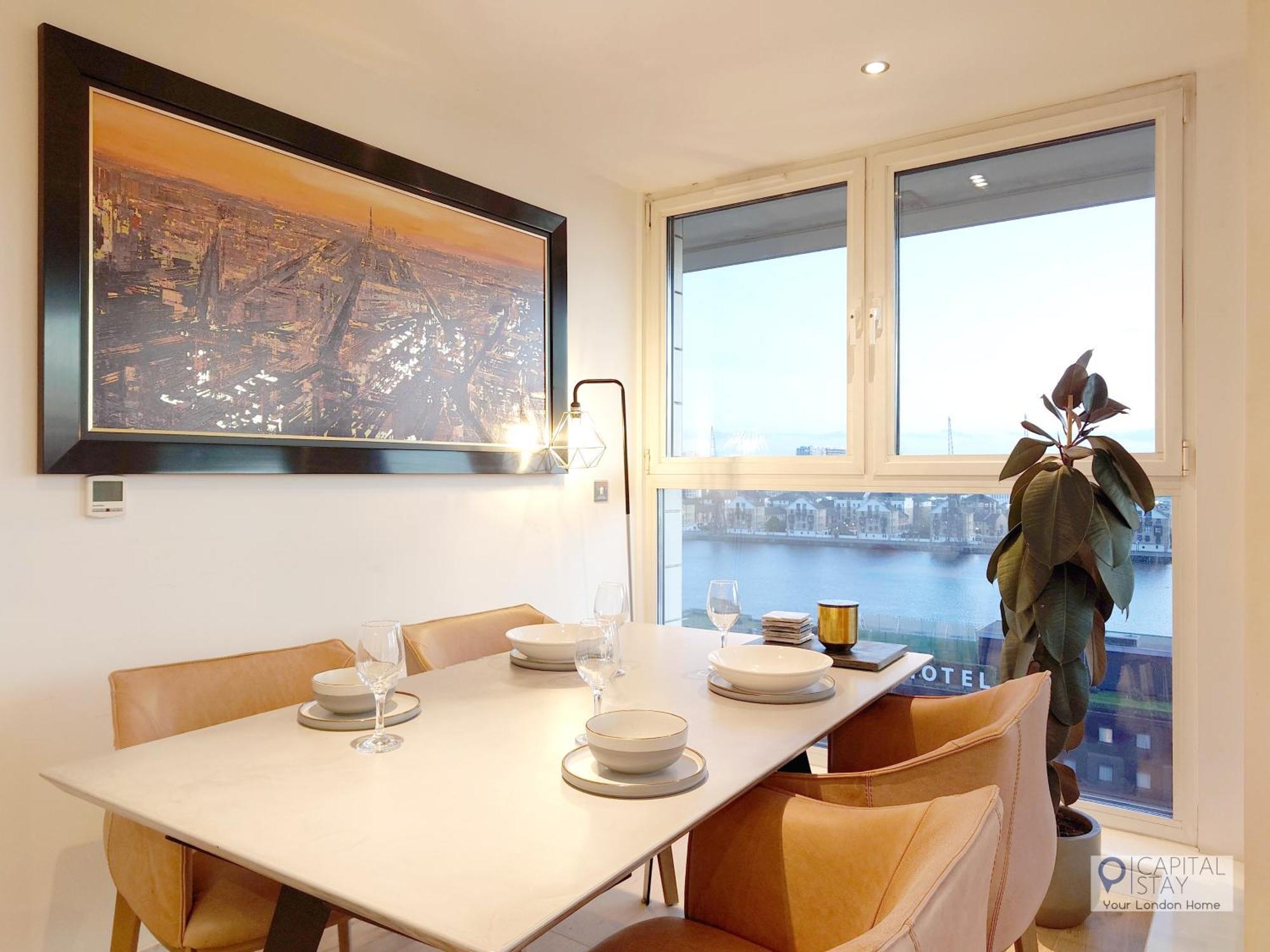 Deluxe Two Bed Apartment With River & City View London Exterior foto