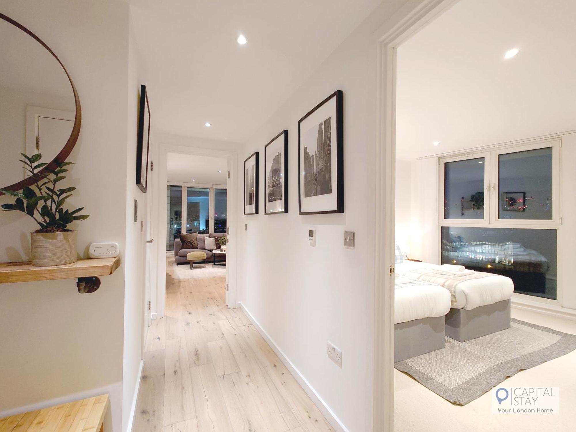 Deluxe Two Bed Apartment With River & City View London Exterior foto