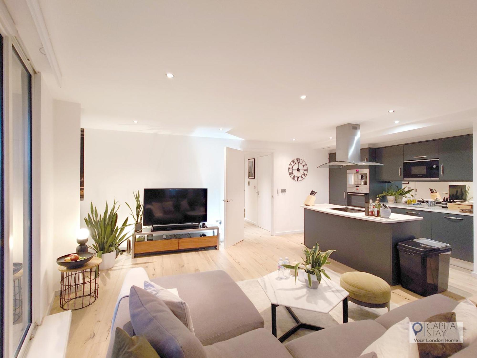 Deluxe Two Bed Apartment With River & City View London Exterior foto